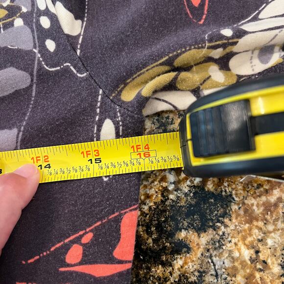 CAbi Women's Multicolor Butterfly Print Long Sleeve Stretch Jersey Dress - M - Picture 7 of 8